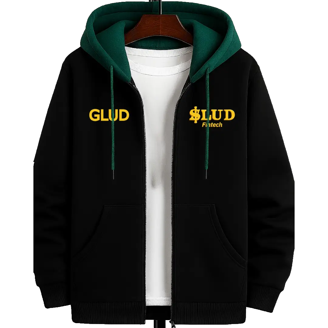 Chaqueta SLUD Fintech - Chaqueta con capota del evento, perfecta para las noches frescas